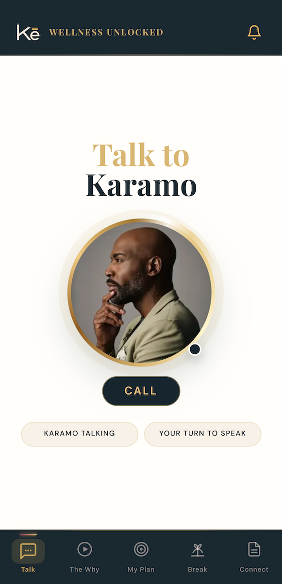 AI Karamo chat interface